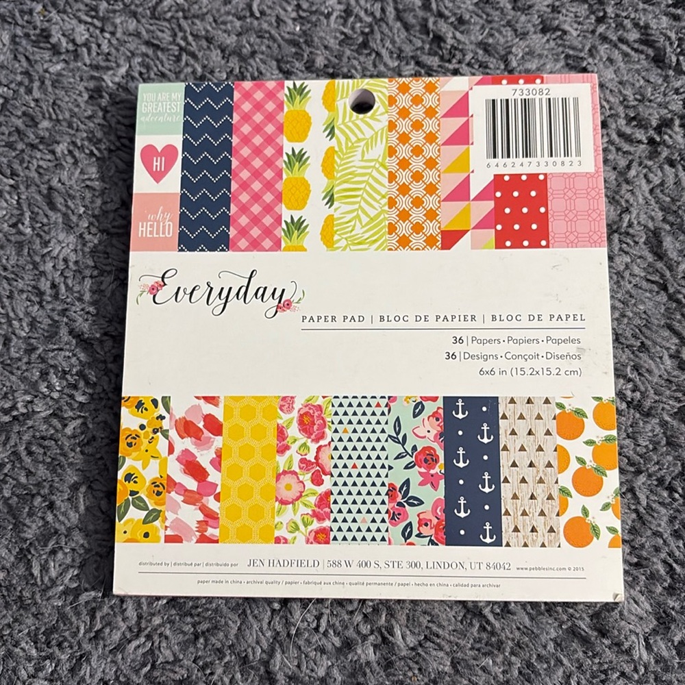 NWT designed everyday paper pad